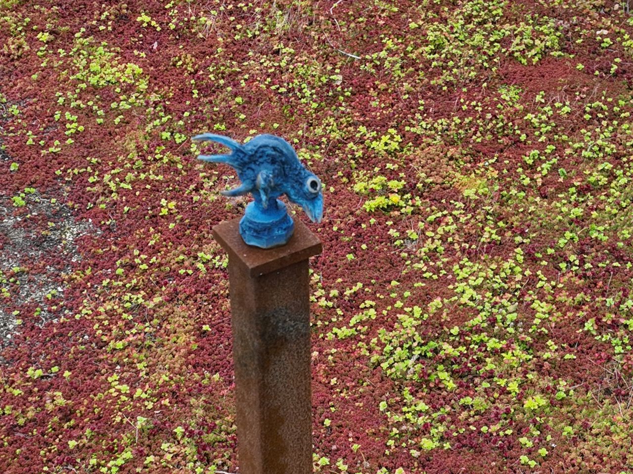 Bronzefigur tæt på