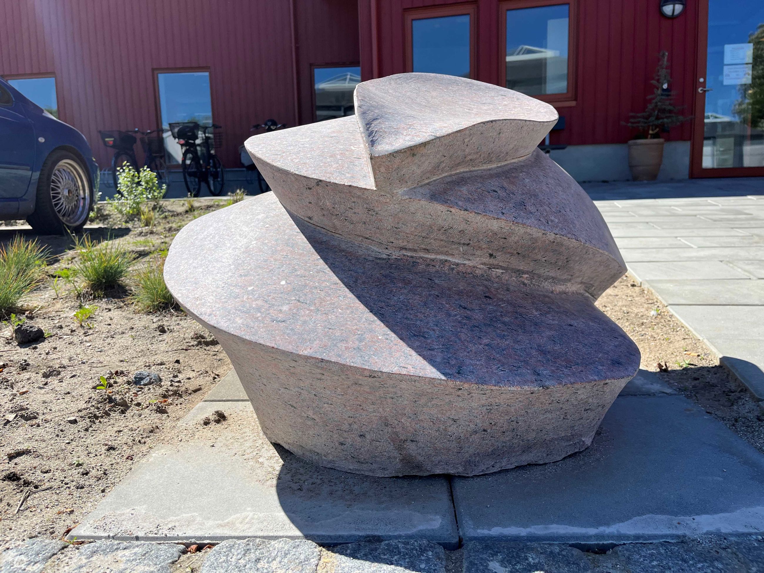 Fotoet viser skulpturen i nærbillede