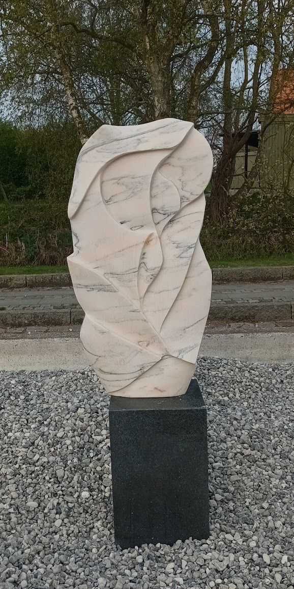 Fotoet viser skulpturen