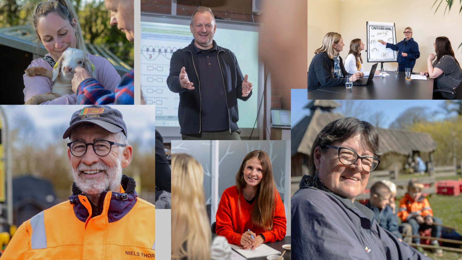 Medarbejdere på arbejde i Nordfyns Kommune